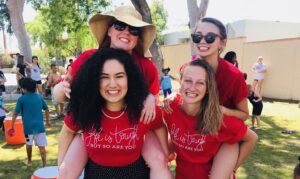 Image of four AmeriCorps staff